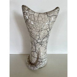 Raku ceramic cat