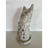 Raku ceramic cat
