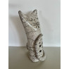 Raku ceramic cat