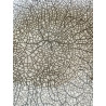 Grande coupe ou centre de table en céramique Raku blanc