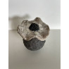 Boîte raku avec son couvercle en forme de fleur tellement originale !