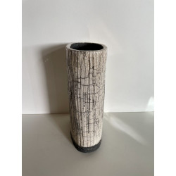 Vase décoratif céramique raku en pièce unique très design