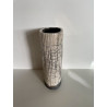 Vase décoratif céramique raku en pièce unique très design