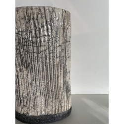 Vase décoratif céramique raku en pièce unique très design