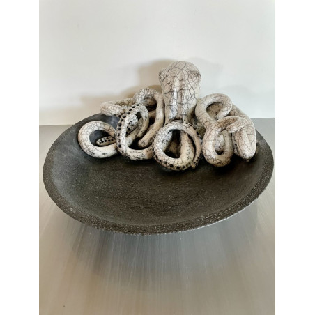 Great original sculpture with this octopus from elsewhere
