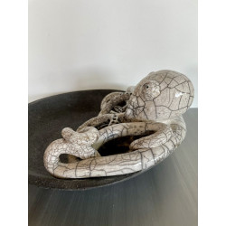 Great original sculpture with this octopus from elsewhere