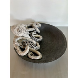 Great original sculpture with this octopus from elsewhere