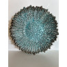 Grande coupe décorative en céramique Raku