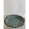 Grande coupe décorative en céramique Raku