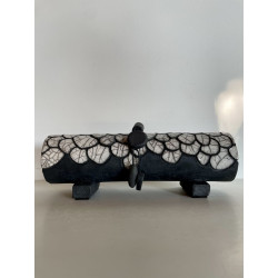 Unique piece, Raku ceramic box