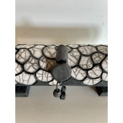 Unique piece, Raku ceramic box