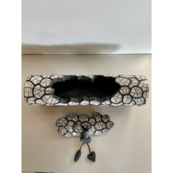 Unique piece, Raku ceramic box