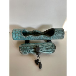 Boîte originale céramique raku création artisanale pièce unique