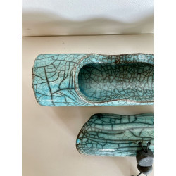 Boîte originale céramique raku création artisanale pièce unique
