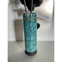Soliflore and its Poppies Raku Ceramic