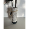 Original colourful flowers with vase in Raku ceramic sure to decorate