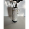 Original colourful flowers with vase in Raku ceramic sure to decorate