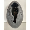 Lampe minérale Satiné Céramique Raku