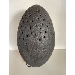 Lampe minérale Satiné Céramique Raku