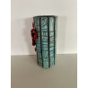 Vase raku "coquelicots" une déco très tendance, un bel objet décoratif