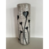 Artisanat d'art, création unique pour cette lampe raku décorative
