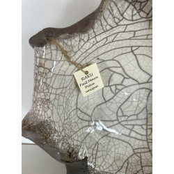 Decorative Plate or Valet Tray in Raku Ceramic