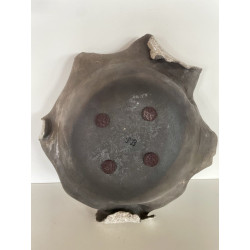 Decorative Plate or Valet Tray in Raku Ceramic