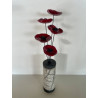Soliflore and its Poppies Raku Ceramics