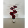 Soliflore and its Poppies Raku Ceramics