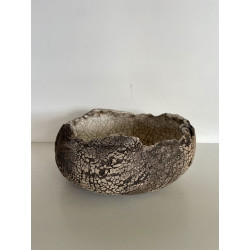 Coupe ou Vide Poche original en céramique raku