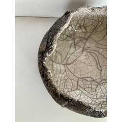 Coupe ou Vide Poche original en céramique raku