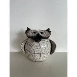 Chouette Céramique Raku décorative et originale