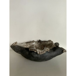 Décoration raffinée en céramique raku original et unique.