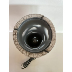 Artisanat d'art, création unique pour cette lampe raku décorative
