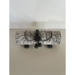 Boite en céramique raku de forme bambou