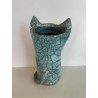 Cat Vase Raku ceramic