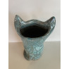 Cat Vase Raku ceramic