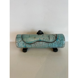 Boîte originale céramique raku création artisanale pièce unique
