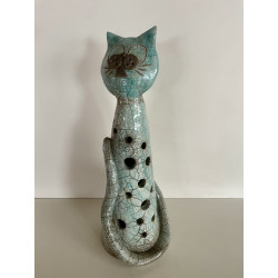 Magnificent raku cat and so funny