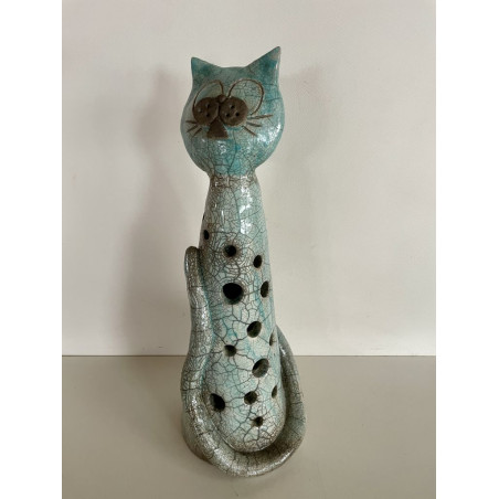 Magnificent raku cat and so funny