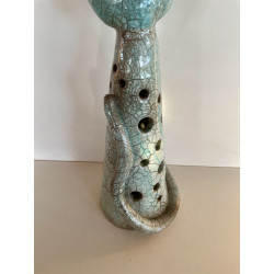 Magnificent raku cat and so funny