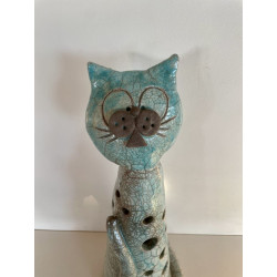 Magnificent raku cat and so funny