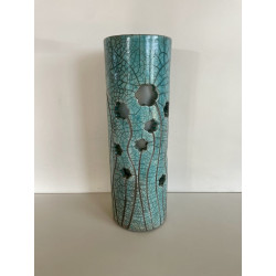 Original decorative Raku lamp gives a great vibe