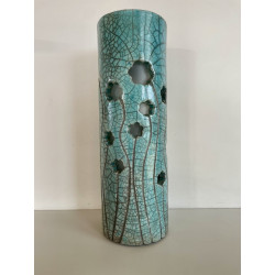 Original decorative Raku lamp gives a great vibe