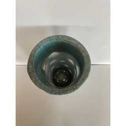 Original decorative Raku lamp gives a great vibe