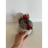 Trop mignonne cette boîte "Poule" en céramique raku, j'adore !