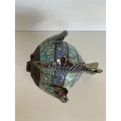 Duo de Poissons en Céramique Raku