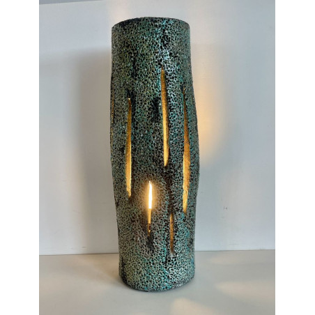 Lampe "Contemporaine" Céramique Raku