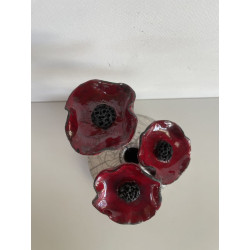 Vase "zen" Raku Ceramic