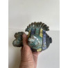 Poisson "Rigolo" en céramique raku coloré. Une jolie pièce décorative